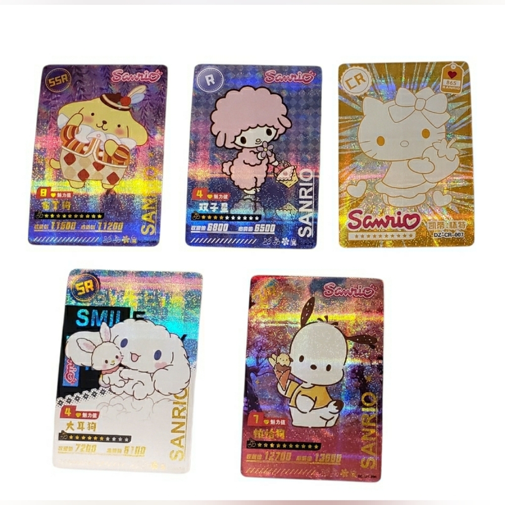 Sanrio Holographic Character Card Collection